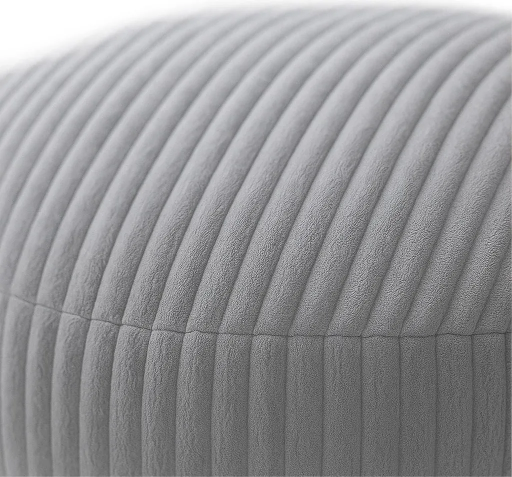 Pouf velours côtelé : l'assise d'appoint confortable pour vos invités