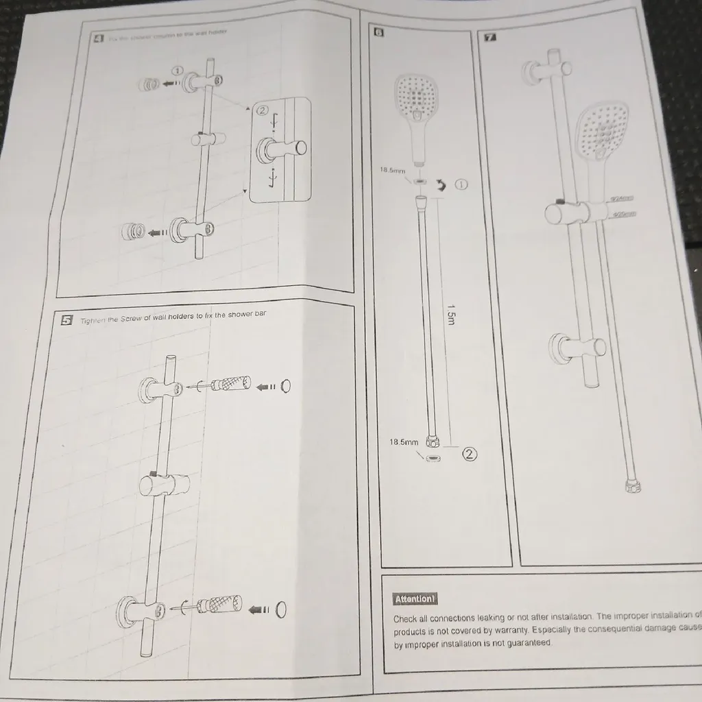 Kit Doccia JOHO 70 cm in Acciaio Cromato - Ricambio Saliscendi Qualità