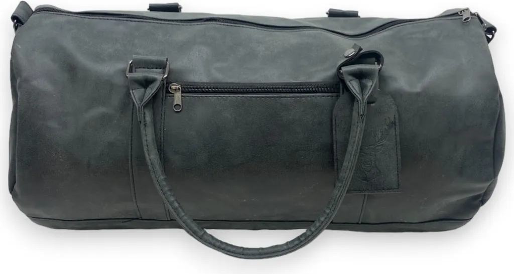 Borsa weekend Ralph Boyer con tracolla - Grigio - 25 x 25 x 55 cm