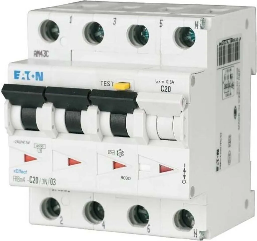 Eaton FRBM4-C32/3N/003-A Disjoncteur Différentiel 32A 30mA 171002
