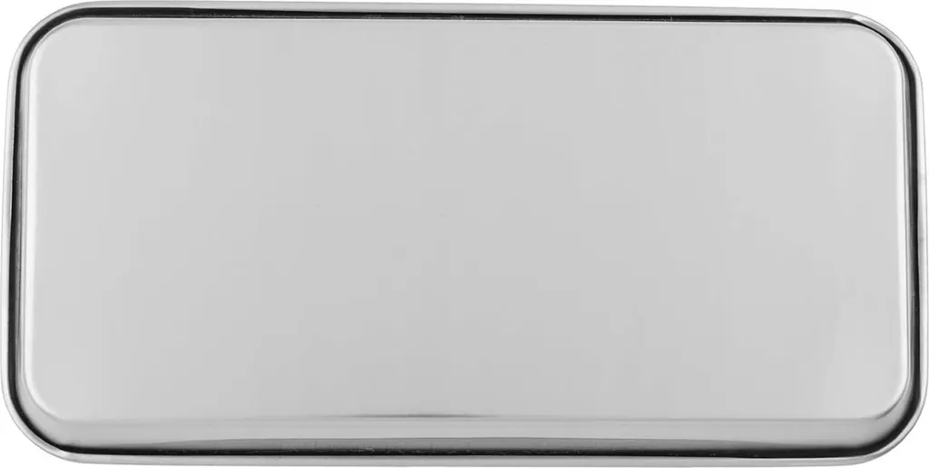 Plateaux de présentation inox pour buffet et repas - Pack de 6 pièces