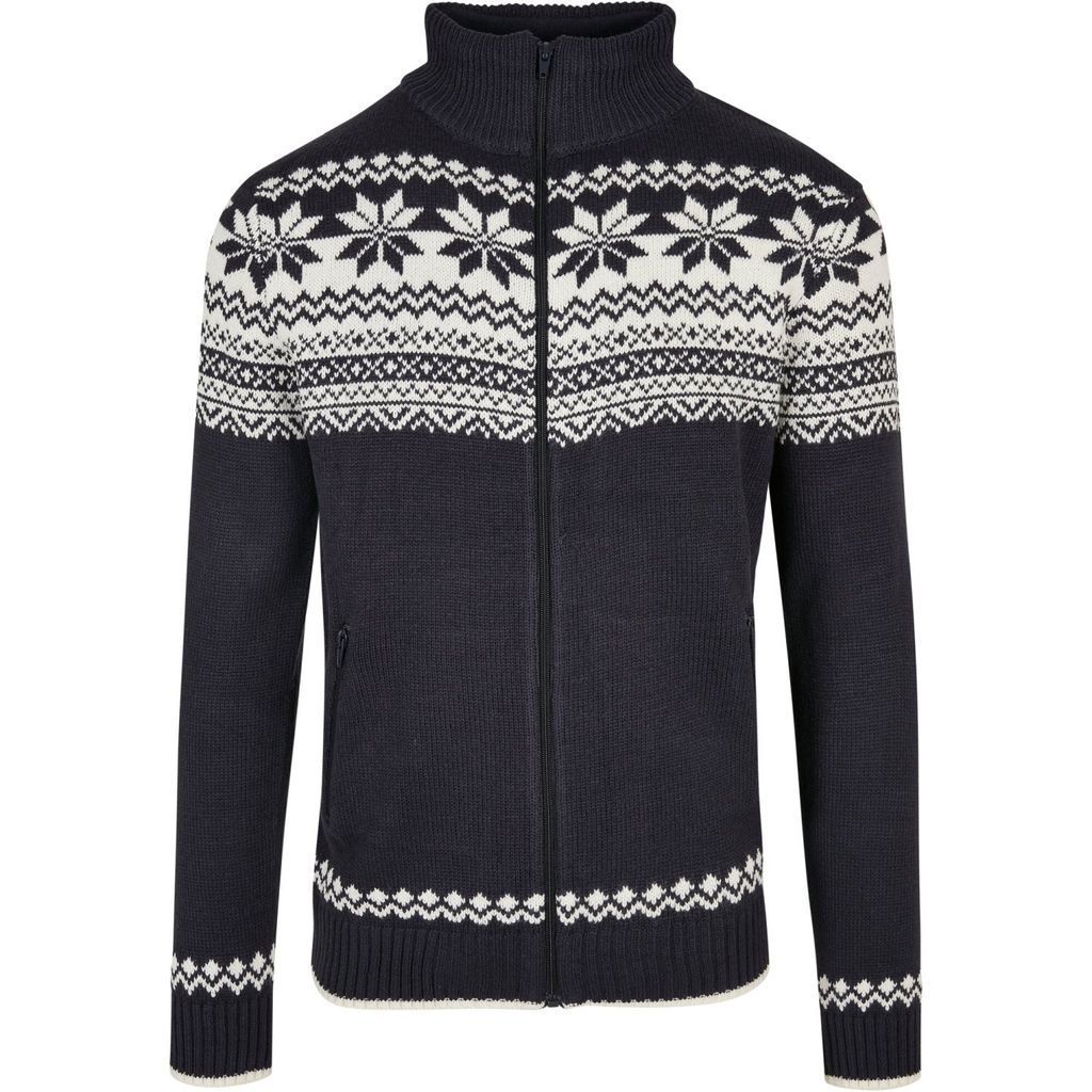 Brandit Norwegian Strickjacke Größe S Farbe Navy