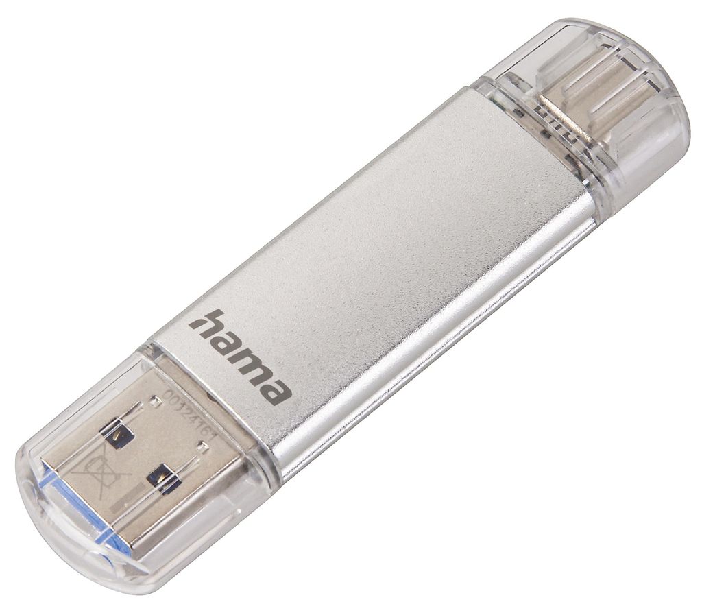 Hama C-Laeta, 128 GB, USB Type-A / USB Type-C, 3.2 Gen 1 Obrázok produktu 