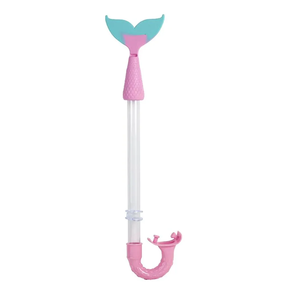 Tuba de natation pour enfant motif queue de sirène multicolore