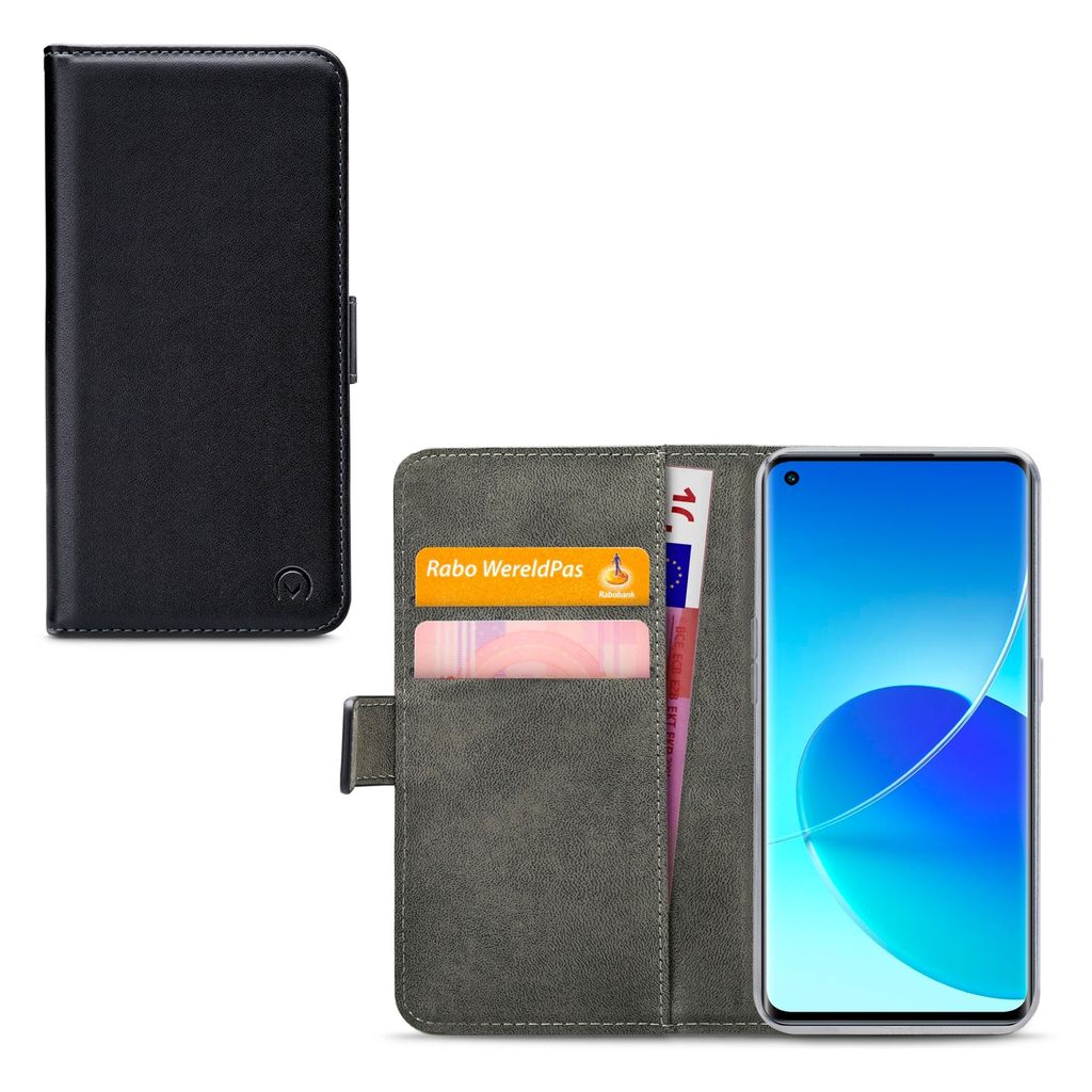 Mobilize Polyurethanleather Book Case Black Oppo Reno6 5G