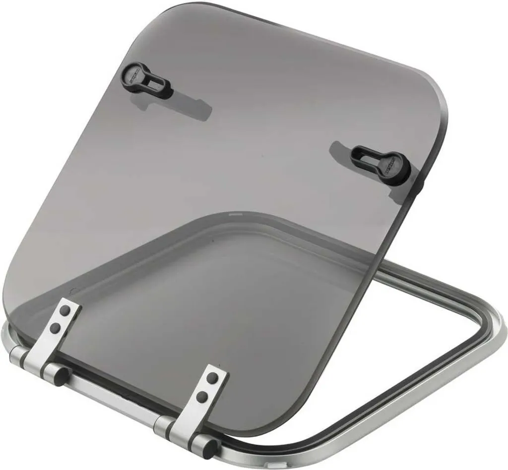 Trappe Vetus Planus Silver 340x210 mm Profile Bas avec Verre Antireflet