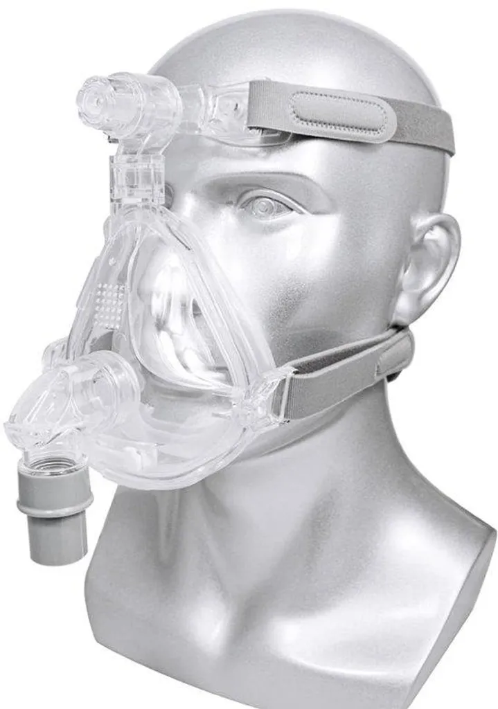 Masque apnée du sommeil en silicone avec bandeau ajustable de taille S