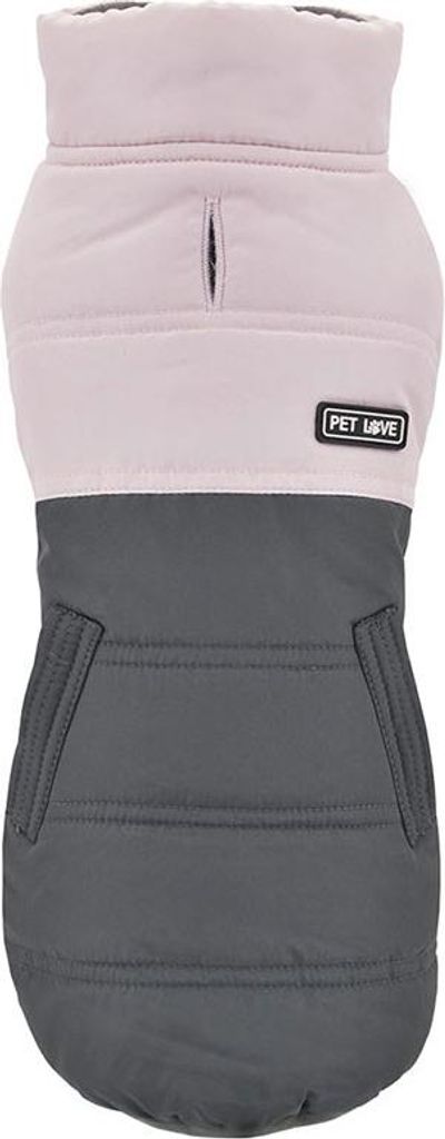 Nayeco Montecarlo Hundejacke Grau,Rosa 20cm Grau,Rosa 20cm