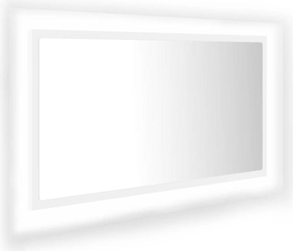 vidaXL LED koupelnové zrcadlo bílé 80x8,5x37 cm akrylové Obrázek produktu 