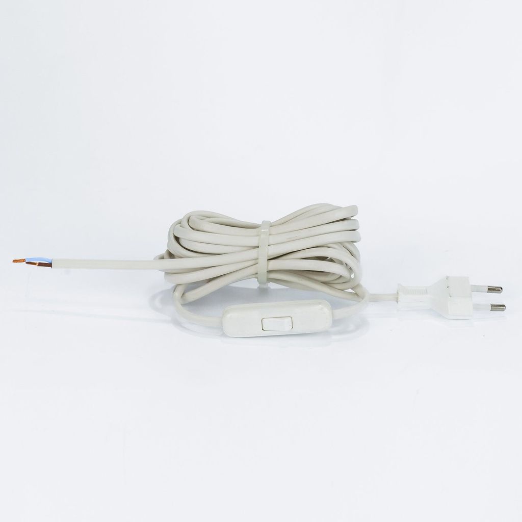 Relco Euro Anschlussleitung 4m Weiß – Kabel mit Eurostecker Produktbild 