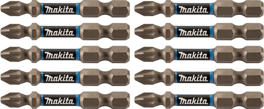 Makita Torsion Bit PZ2, 10 Stück(e), PZ 2, 1/4, 50 mm, 25 Produktbild 