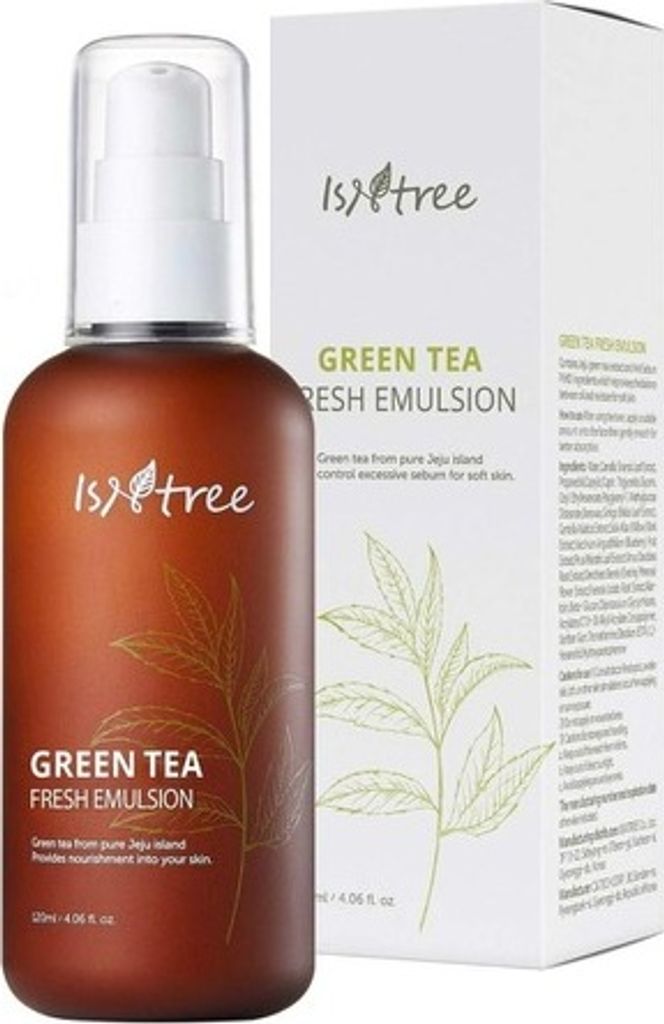 ISNTREE GREEN TEA FRESH EMULSION 120 ml - emulsja dla skóry Zdjęcie produktu 