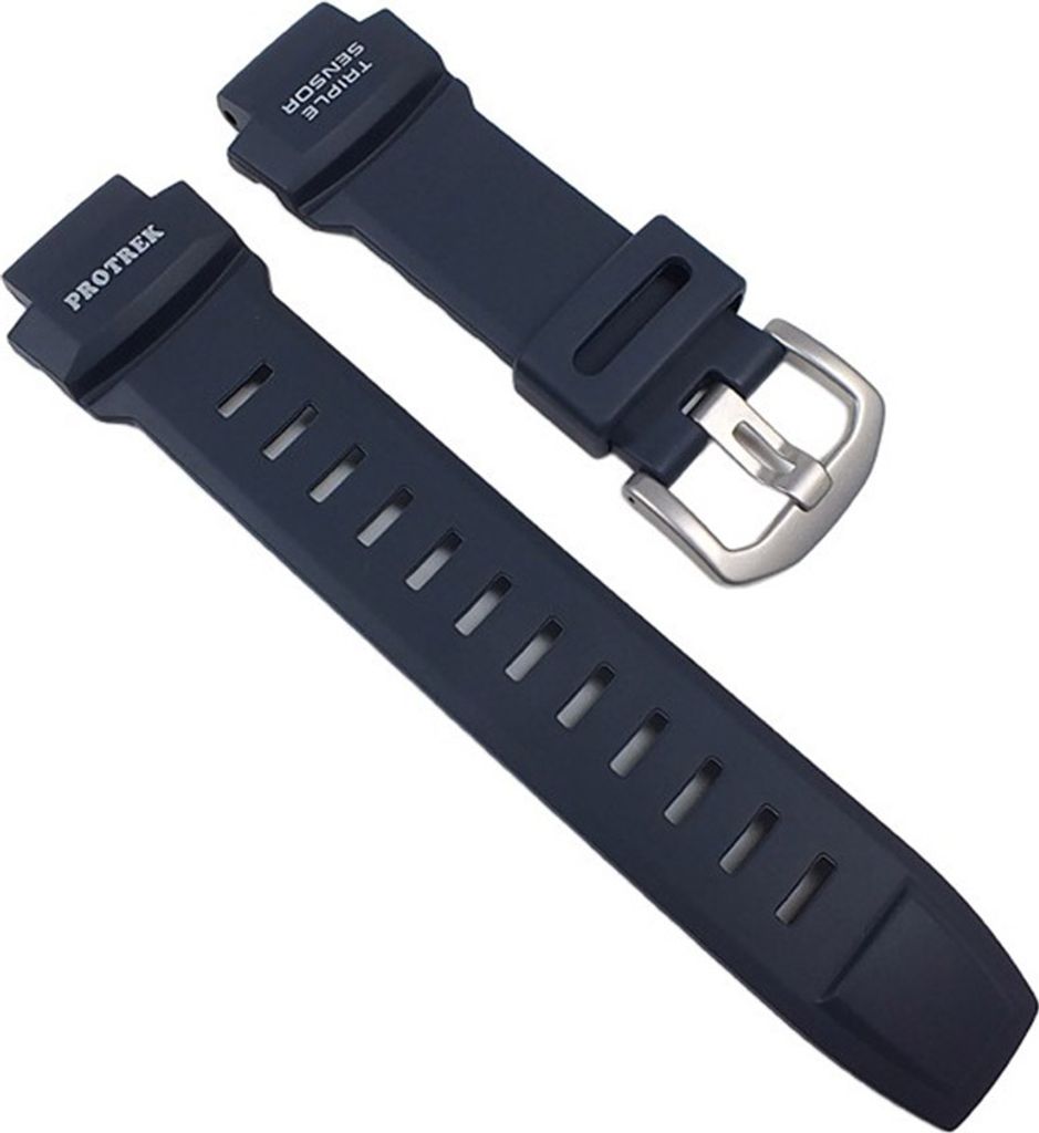 Casio Uhrenarmband 18mm Resin Dunkelblau für PRG-550-2 PRG-550 PRG-260