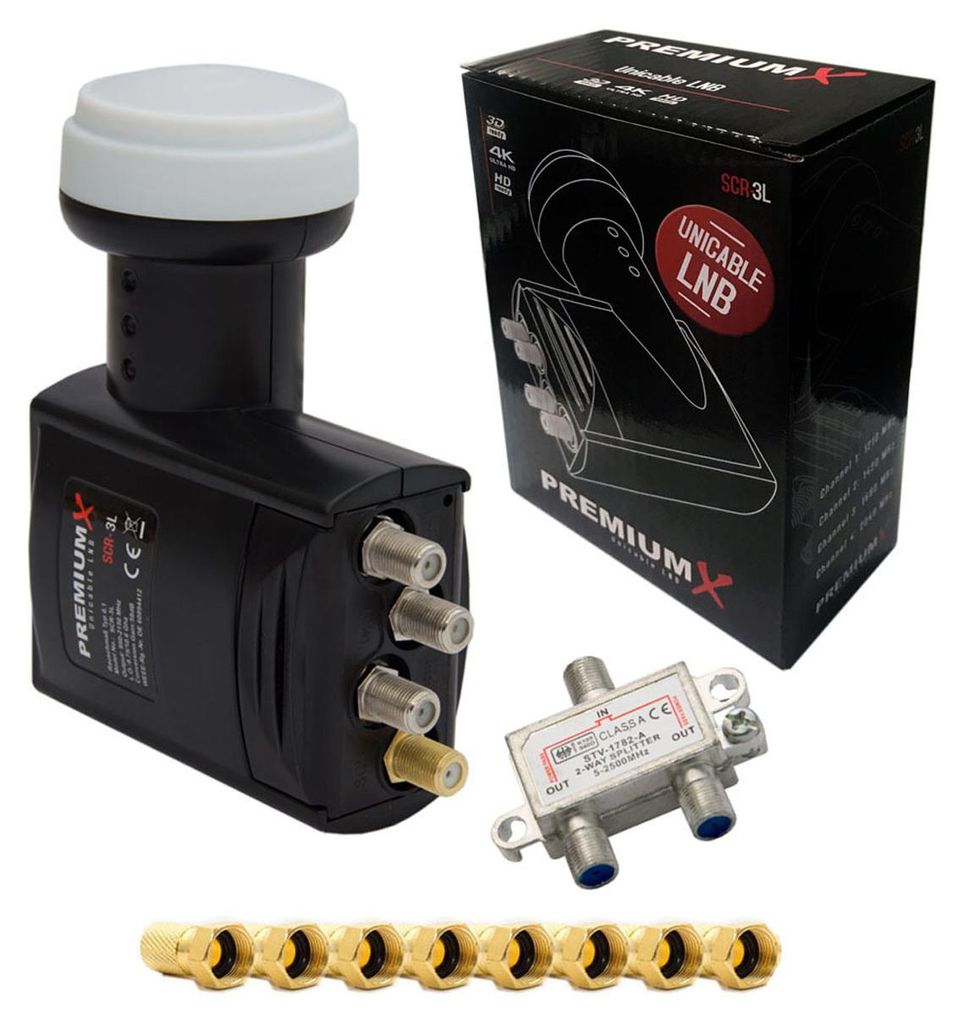 PremiumX SCR-3L Unicable LNB SCR 3 Legacy Einkabel Unikabel Produktbild 