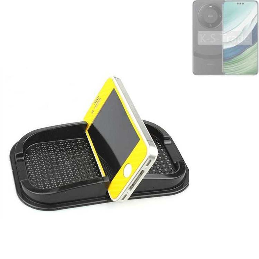 K-S-Trade Auto Anti Rutsch Matte Smartphone-Halter kompatibel mit Huawei Mate 60 Pro Haft Pad Armaturenbrett Handy-Halterung Silikon