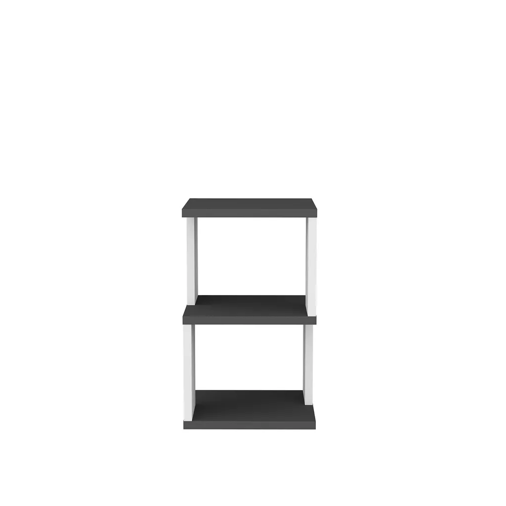 Table de chevet compacte Carter Anthracite, 30cm - Pour petits espaces - 5