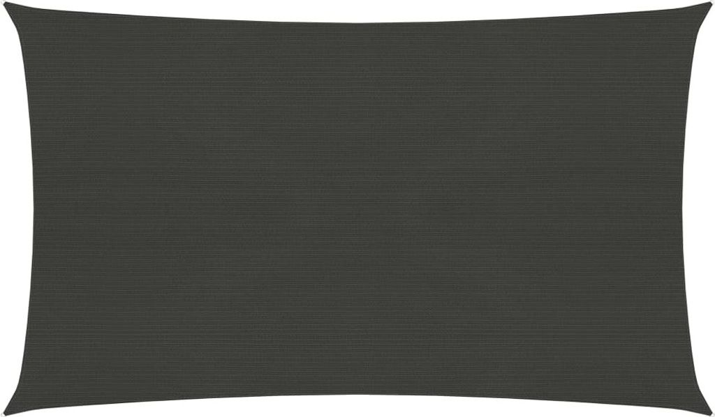 Sonnensegel 160 g/m² Anthrazit 3x6 m HDPE