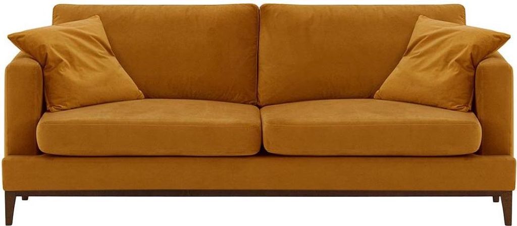 Dreisitzer-Sofa Covex Wood-Velluto 8-dark oak
