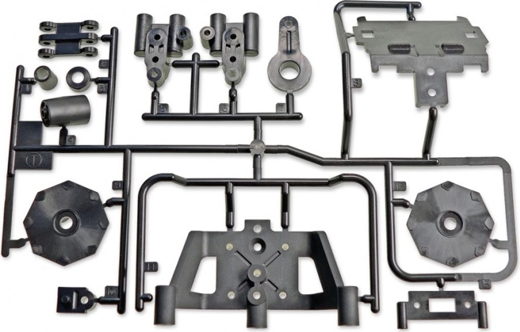 Tamiya T-Teile Querlenkerhalter hi. BB-01 58719
