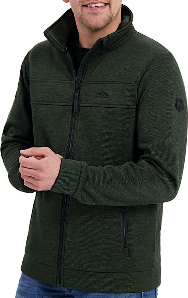 Kjelvik Herren Strickjacke Wilco Gr.M grün (202340037-60) Produktbild 5