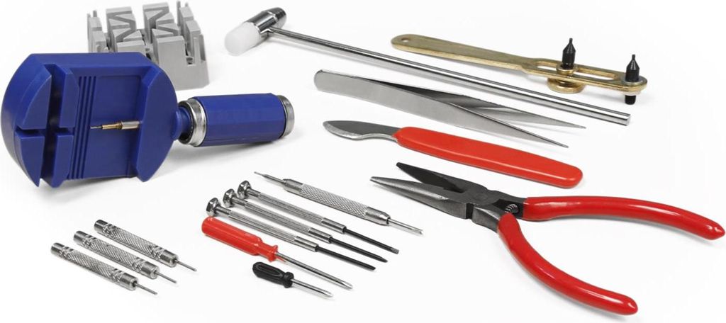 Uhrenwerkzeug-Set McPower, 16-teilig, Stiftaustreiber, Produktbild 