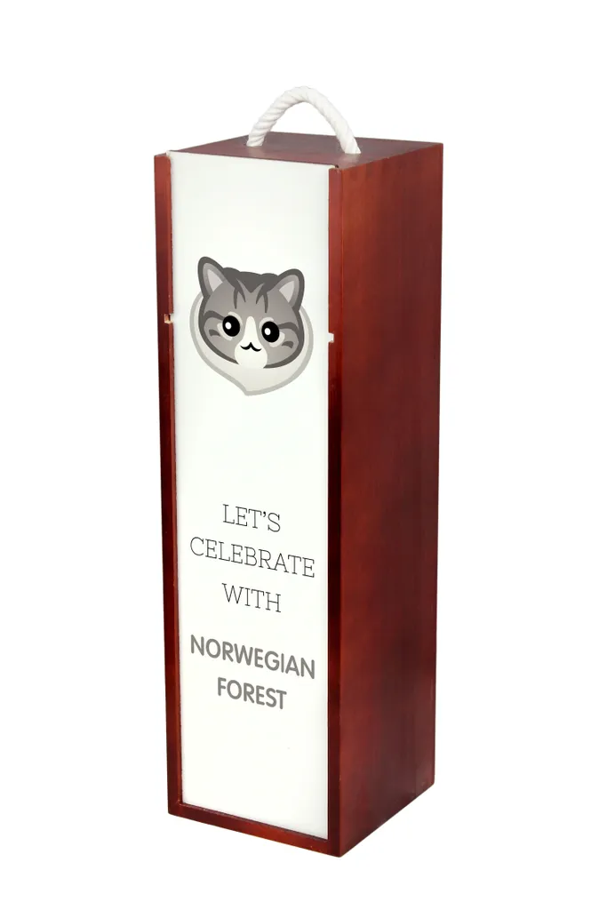 Scatola Regalo Vino Gatto delle Foreste Norvegesi | Art-Dog Originale - 2
