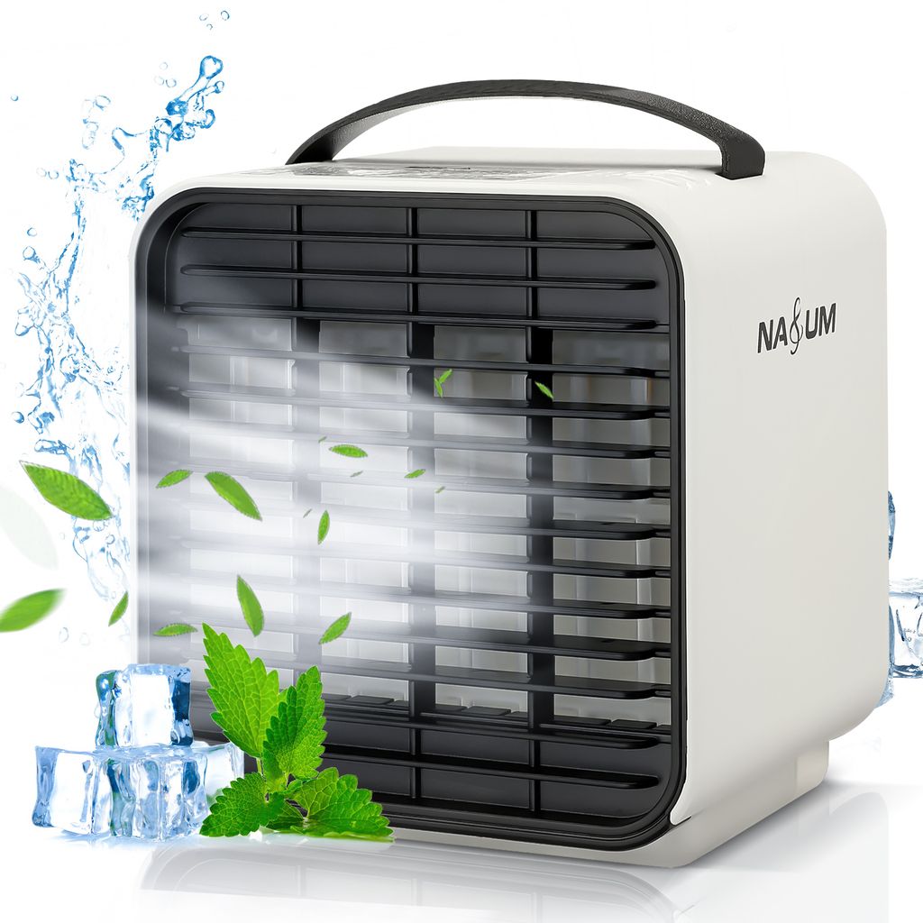 Mini Klimaanlage Luftkühler Air Cooler Klimagerät Mobile Befeuchter Ventilator 
