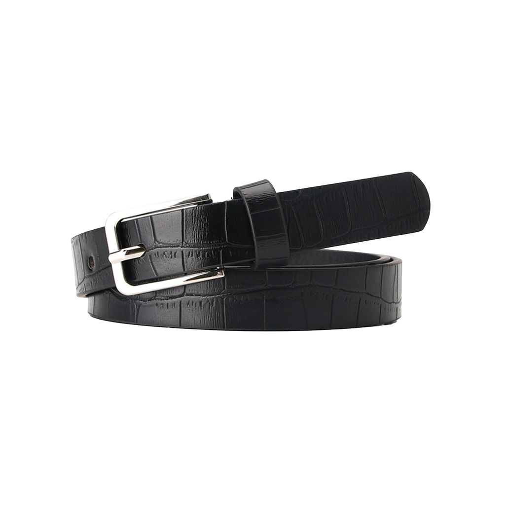 Dünner Gürtel für Damen, Zebra-Leopardenmuster, Kunstleder, Bund, verstellbare Länge, Multi-Loch-Design, Jeansgürtel