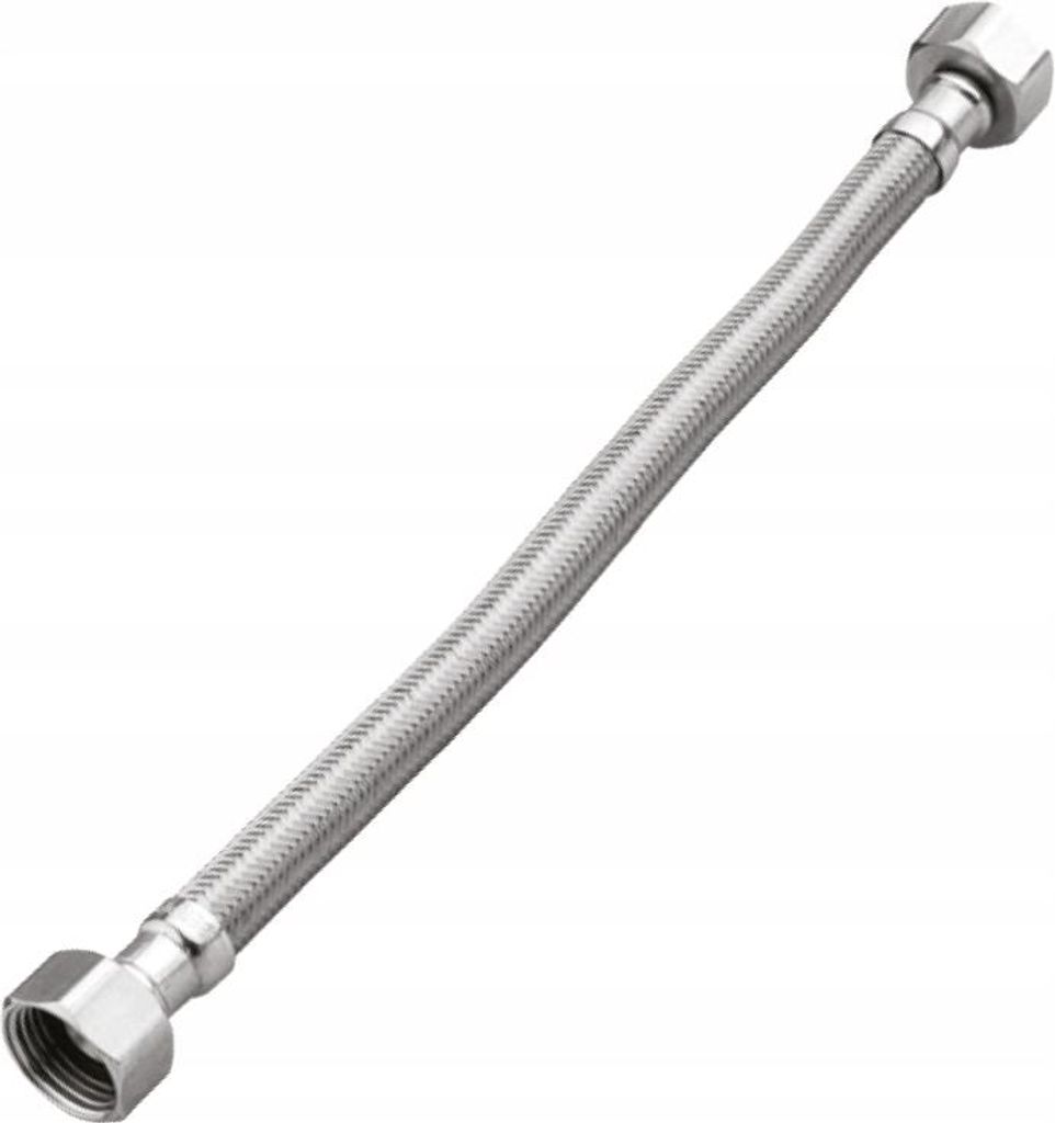 Perfexim | Wasserschlauch 15/15 – 80 cm - Hochdruck - Edelstahlarmaturen - Flexibel und langlebig