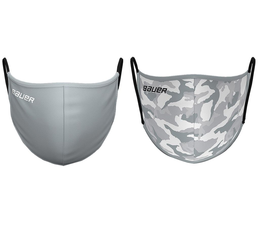 BAUER MUND UND NASENSCHUTZ - REVERSIBLE, Farbe:grau/camouflage