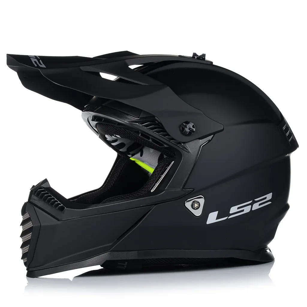 Casque de moto junior LS2 MX 437 MINI confortable et léger taille S