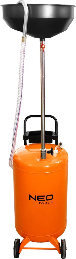 NEO TOOLS Récupérateur d'huile 70L avec chariot à 4 roues et vidange air