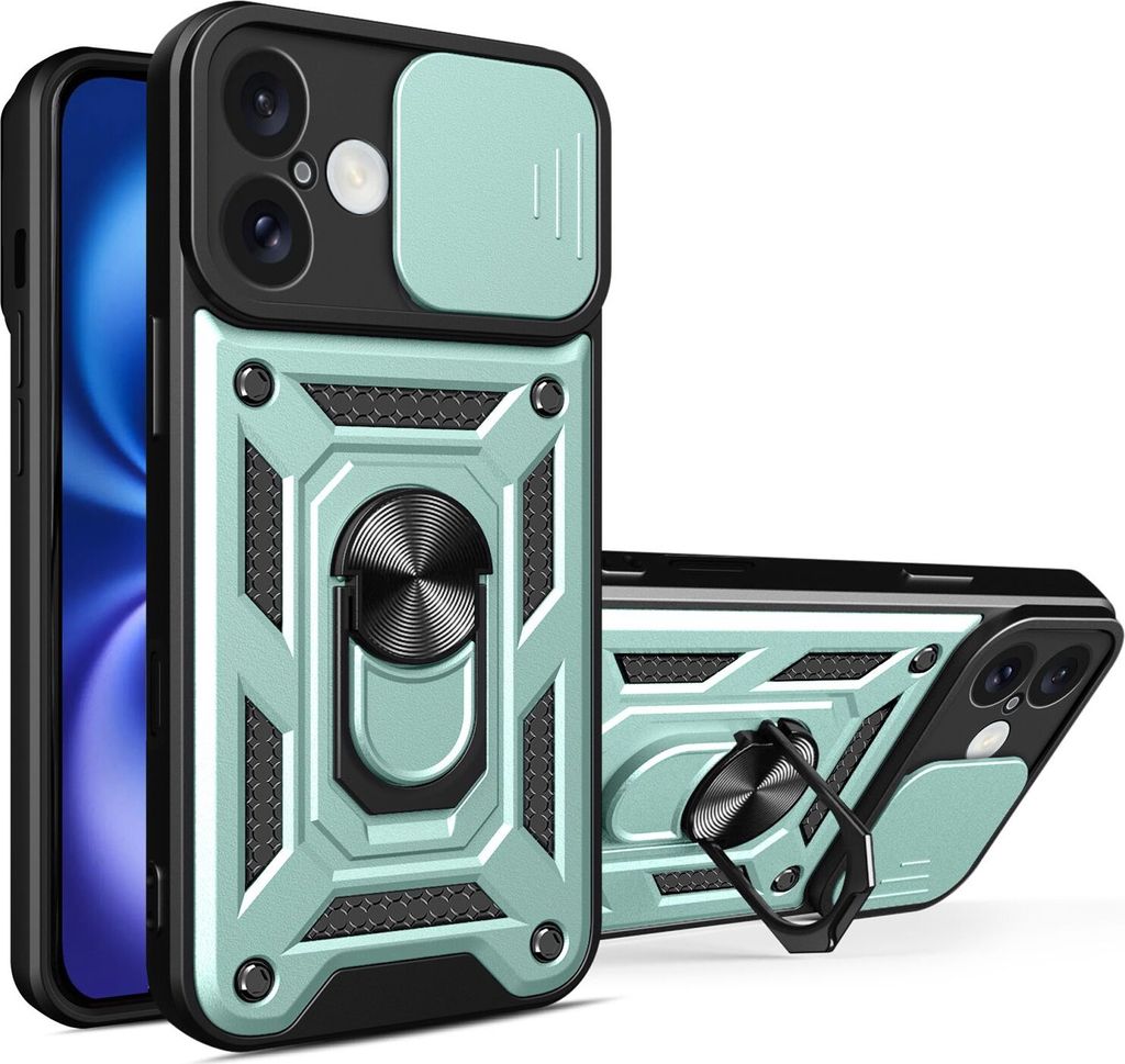 Hülle für iPhone 16 Magnetische Ring Ständer Halter Dia Produktbild 