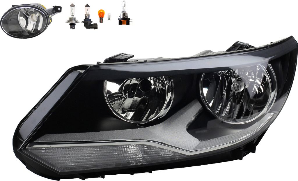 Johns, Scheinwerfer Osram Night Breaker Laser passend für VW Tiguan 5N Links Nebel 5N1941005 5N1941005B 5N1941005C 5N1941029 5K0941699F 5K0941699