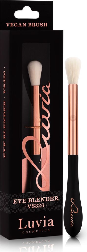 Vegan Signature Lidschatten-Pinsel 'VS326 Eye Blender' in Schwarz Roségold