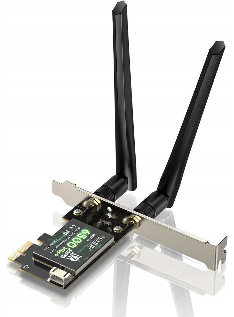 Netwerkkaart PCIe voor PC met WiFi 7, Bluetooth 5.4 + BLE, Productafbeelding 