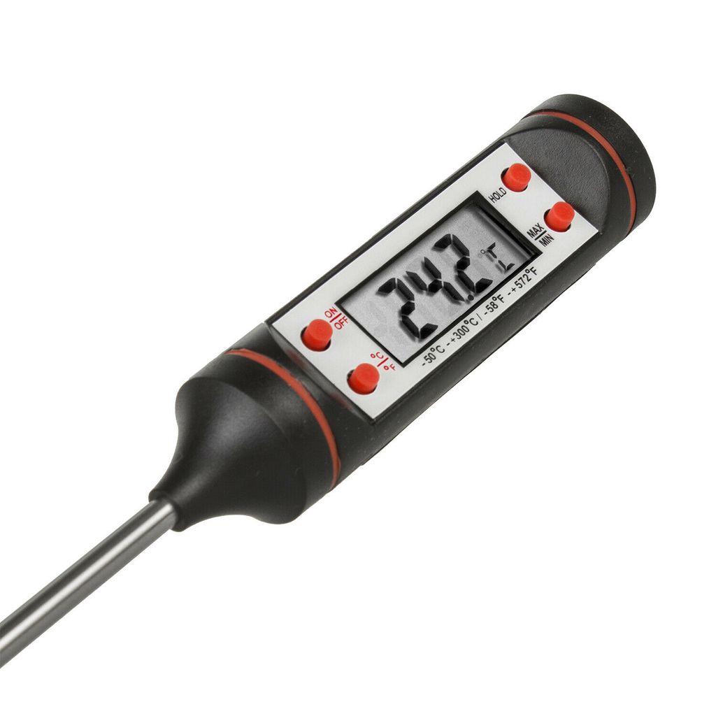 Thermometer digital mit Messstift aus nichtrostendem Stahl