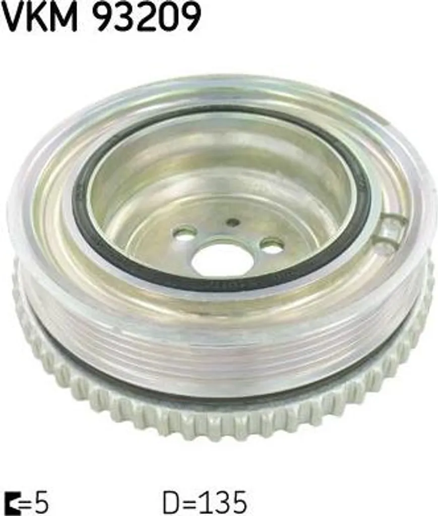 Supprimer les vibrations moteur avec la poulie SKF VKM 93209 OE 55217836