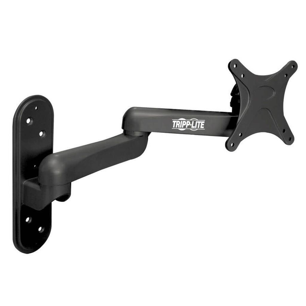 Tripp Lite Display TV LCD Wall Monitor Mount Fixed Arm Swivel/Tilt 13" to 27" TVs / EA / Flat-Screens - Klammer - für LCD-Display - Stahl - Schwar...