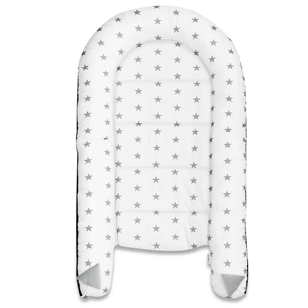 Cocon bébé en coton et polyester Nunki Star - Nid respirant 90x60x12cm