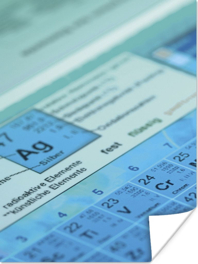 MuchoWow Poster Periodensystem der chemischen Elemente 90x120 cm - Wohnzimmer