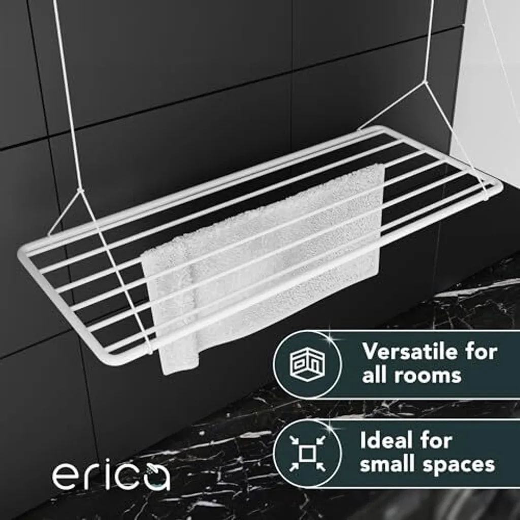 Séchoir à Linge Vertical de 2,5m avec Structure Métal de 120x50 cm - 4