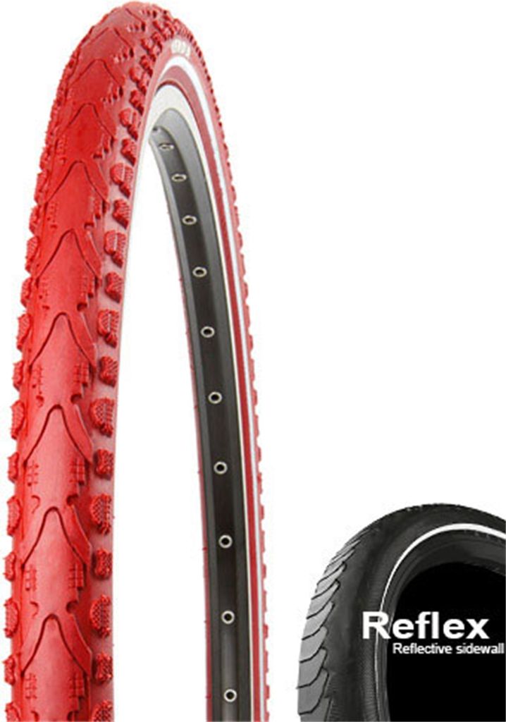 Kenda 40-622 Khan, K-935 Draht, Reflex rot Produktbild 
