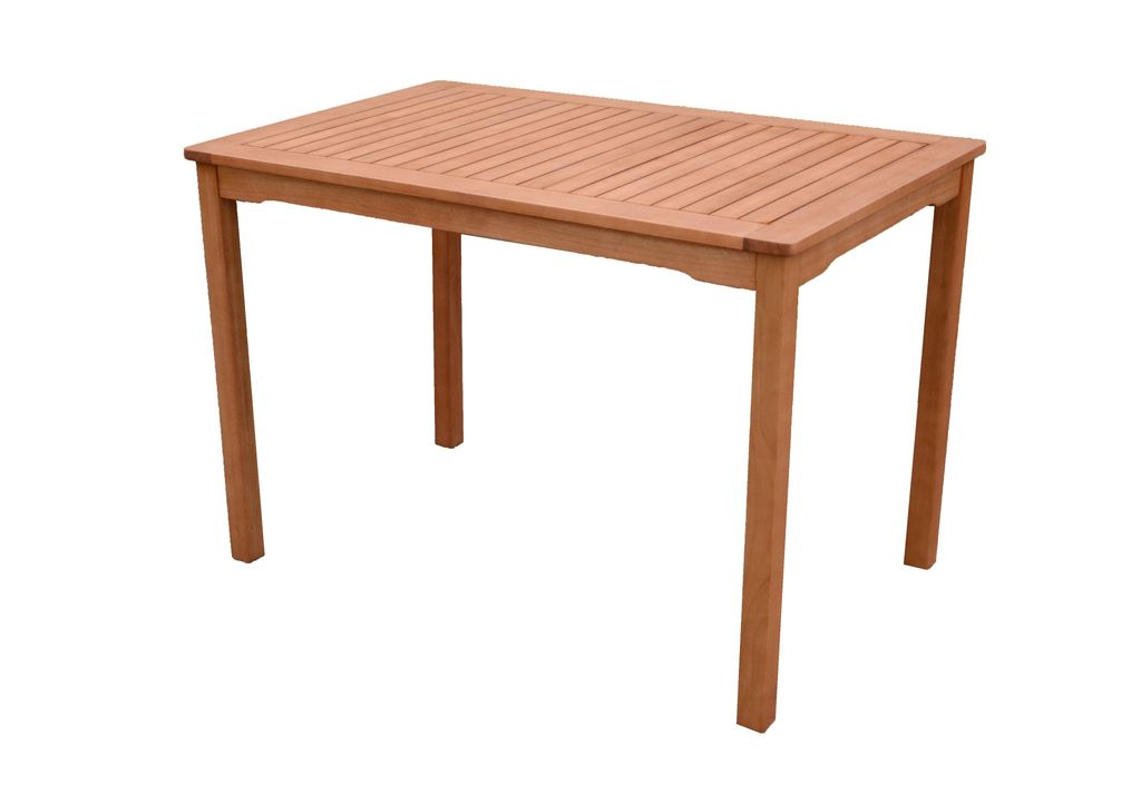 Esstisch Tisch Gartentisch Bistrotisch Holz Eukalyptus geölt 110 x 70 cm 