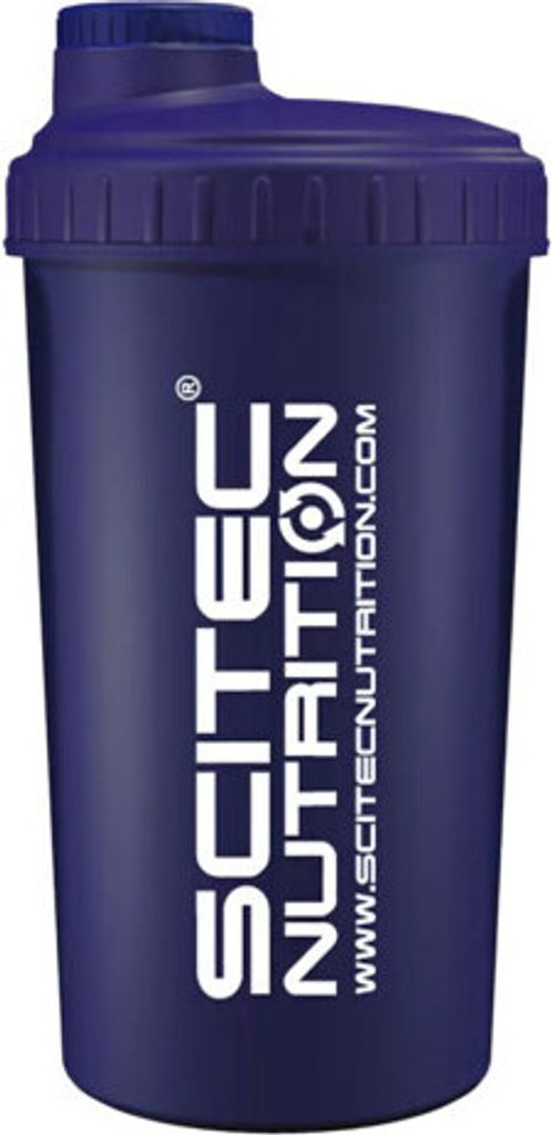 Scitec Nutrition Scitec Shaker 700 ml blue / Shaker / Kunststoffschüttler mit Netz
