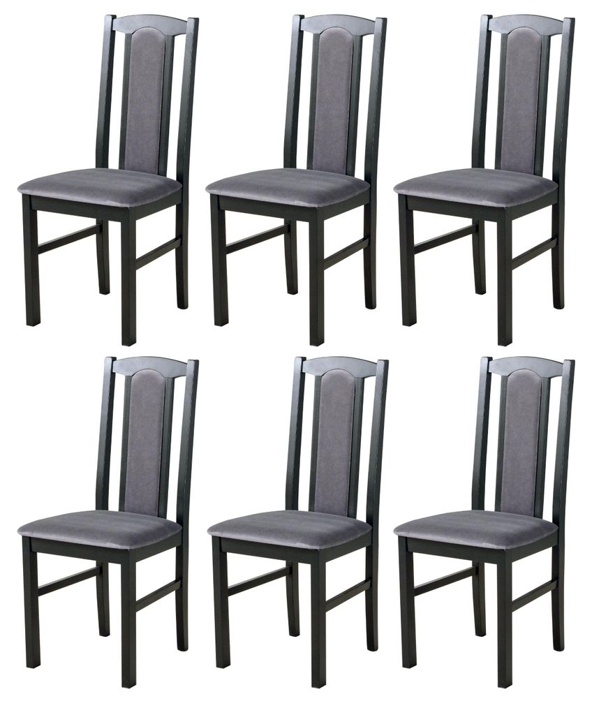 ESSZIMMERSTUHL - Set van 6 stoelen, model Bos 7, kleur Productafbeelding 