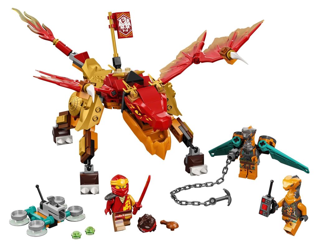 LEGO 71762 NINJAGO Kais Feuerdrache EVO mit Feuerdrachen- Produktbild 