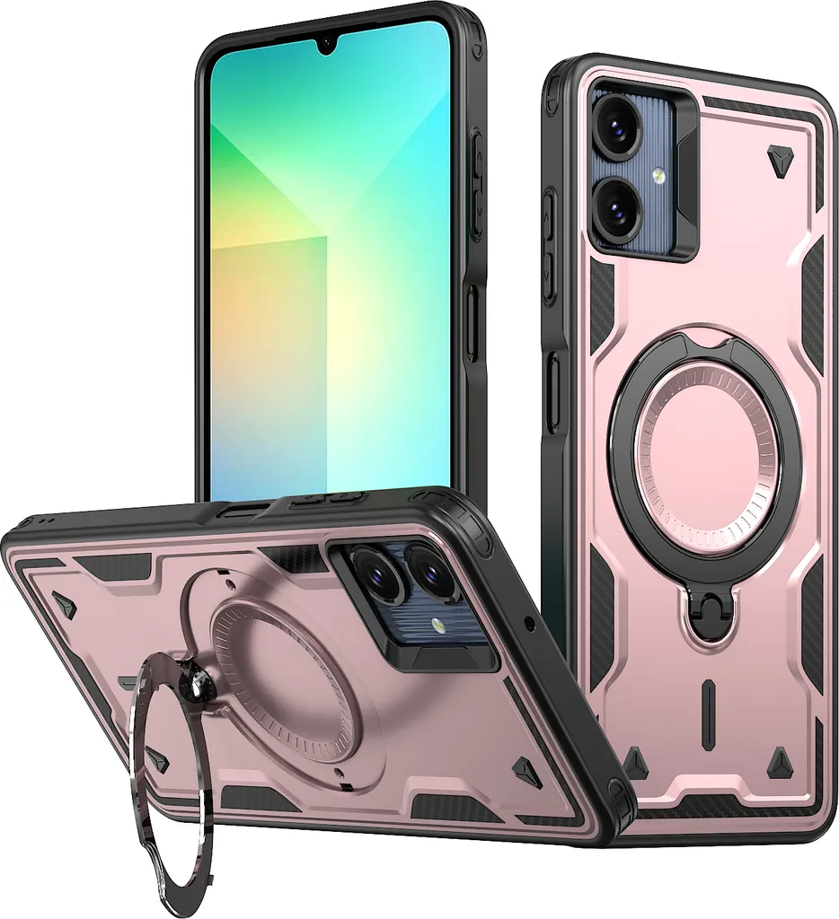 Offerta Cover Samsung A05 Rosa: Case Protettivo con Anello e Calamita