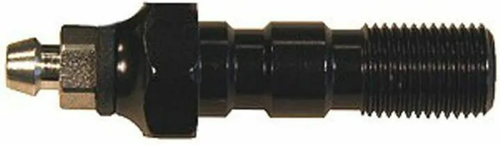 Double boulon banjo M10x1 noir en aluminium avec vis de purge pro