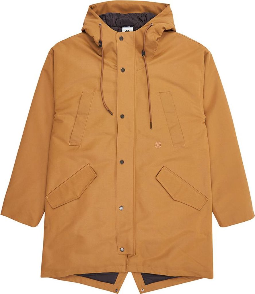 Element Fishtail Parka Braun S Mann Braun S